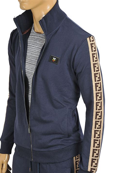 fendi jacket men's sale|Fendi men's tracksuit.